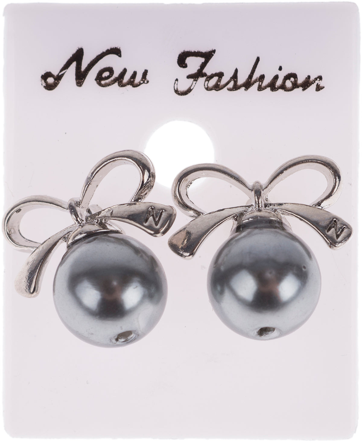 Cute_VALERIA_Vintage_PERLE_Pearl_SCHLEIFEN_Retro_Bow_OHRSTECKER-2