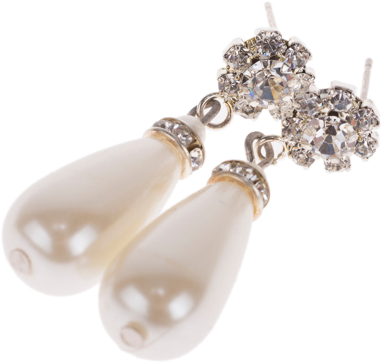 Cute_VALESKA_Vintage_GLITZERSTEINE_Tropfen_PERLE_Pearl_OHRSTECKER-1