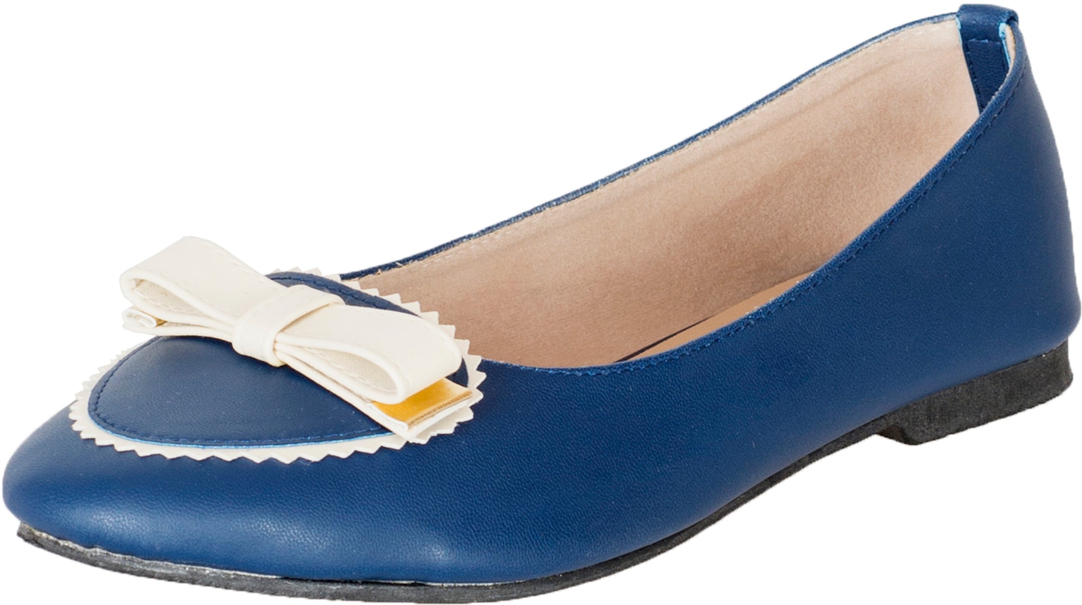 Cute_VINTAGE_50s_SCHLEIFE_Retro_BOW_Schuhe_BALLERINAS_Flats_Navy-1MbJGrSrk7K0S2