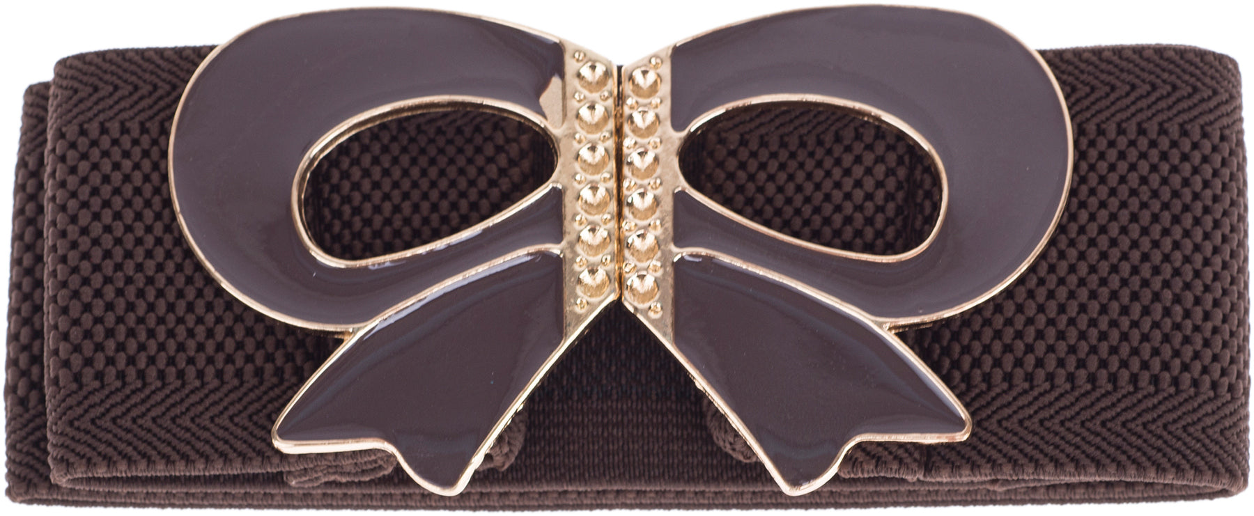 Cute_Vintage_BOW_Shimmer_Schleifen_STRETCH_Belt_TAILLENGueRTEL_-_Dunkelbraun_killer_kirschefLDSV06wfPgrN