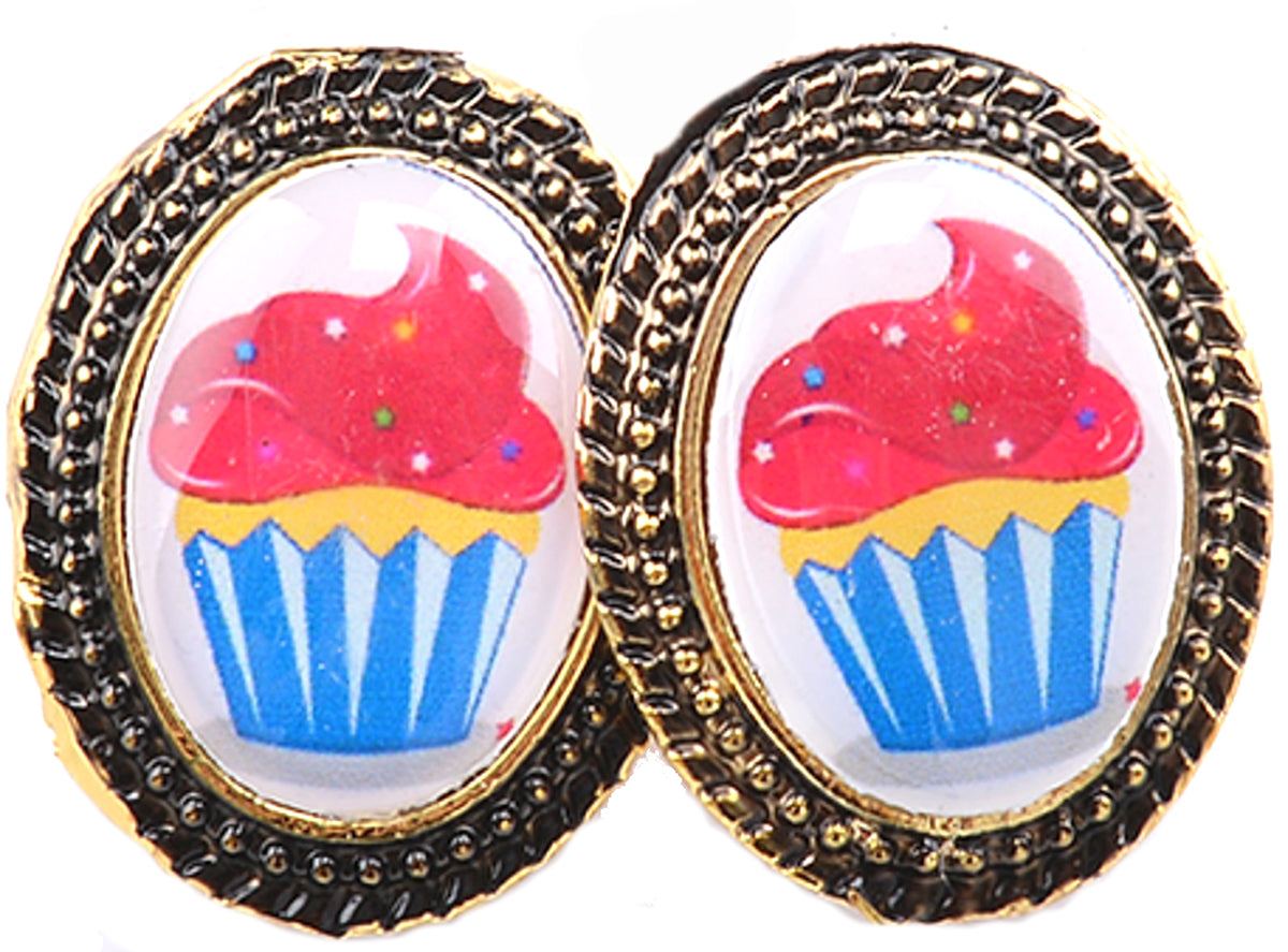 Cute_Vintage_CUPCAKE_50s_Retro_OHRSTECKER_killer_kirscheyxgIbTfV1peQ7