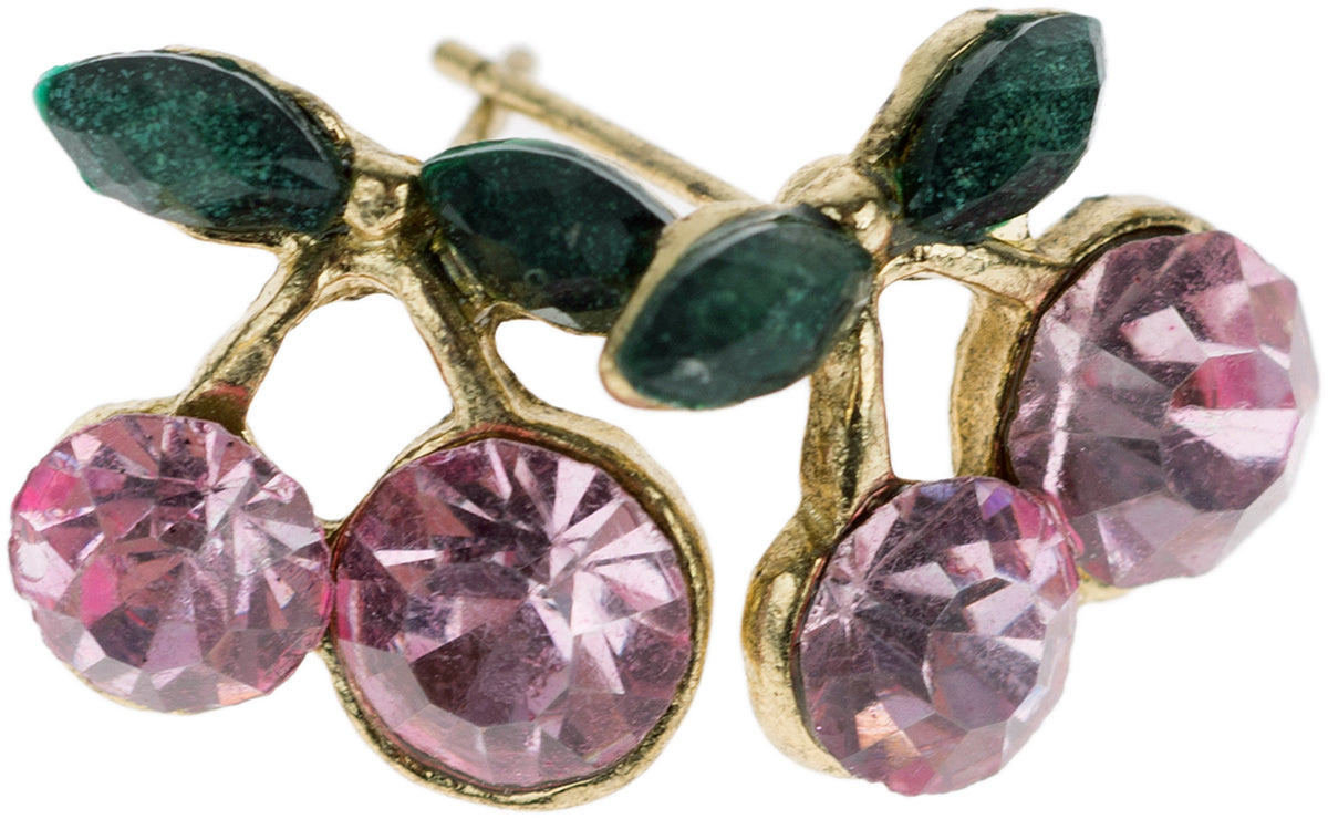 Cute_WITTA_Vintage_Kirschen_CHERRY_Glitzerseinchen_OHRSTECKER_Ohrringe-1