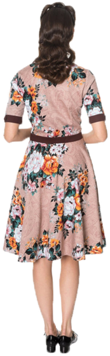 Dancing_Days_ADALYN_Vintage_FLORAL_Blumen_V-Neck_SWING_DRESS_Kleid-3