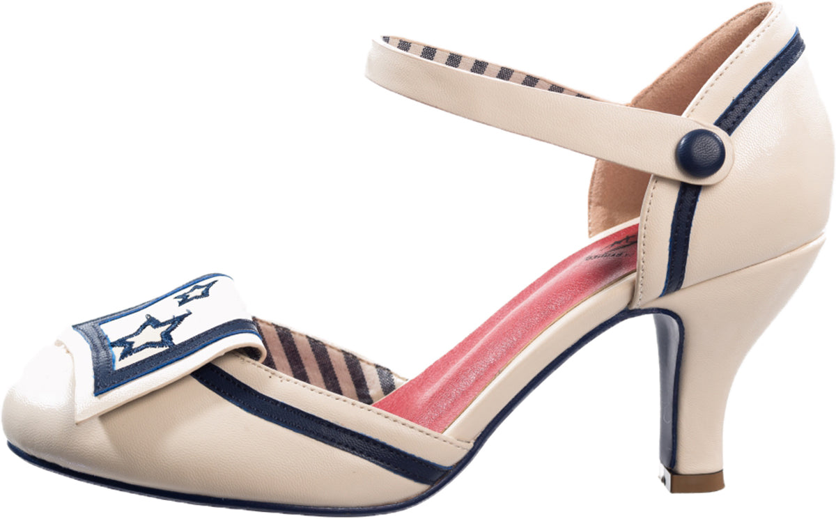 Dancing_Days_BEAUFORT_SPICE_Vintage_NAUTICAL_Stars_PUMPS_High_Heels-2
