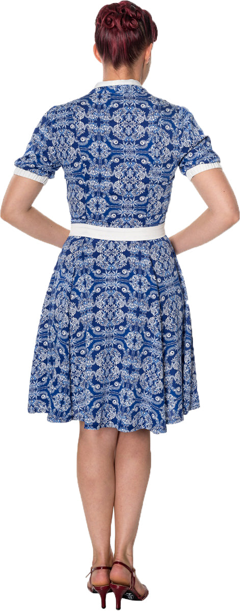 Dancing_Days_CELESTIAL_Floral_PAISLEY_Vintage_V-NECK_Swing_Dress_KLEID-3