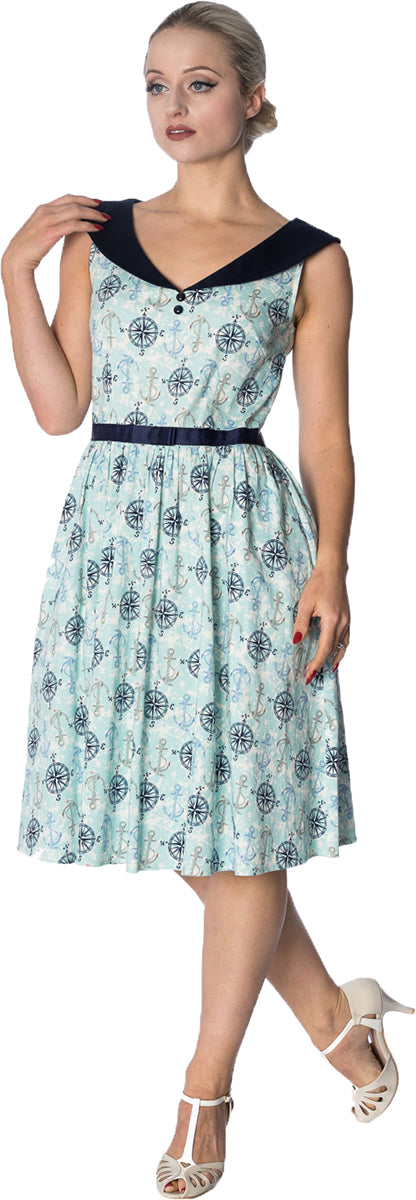 Dancing_Days_COMPASS_Vintage_SAILOR_Anchor_Dress_KLEID_Plus_Size-2