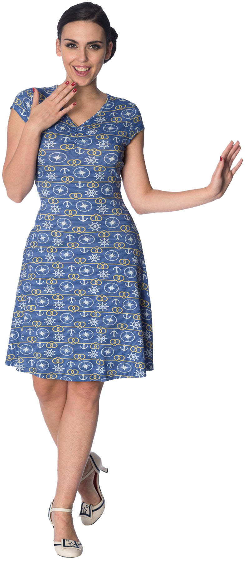 Dancing_Days_DROP_ANCHOR_Tau_Anker_Steuerrad_SAILOR_Kurzarm_Dress_KLEID_-_Plus_Size_killer_kirsche_1