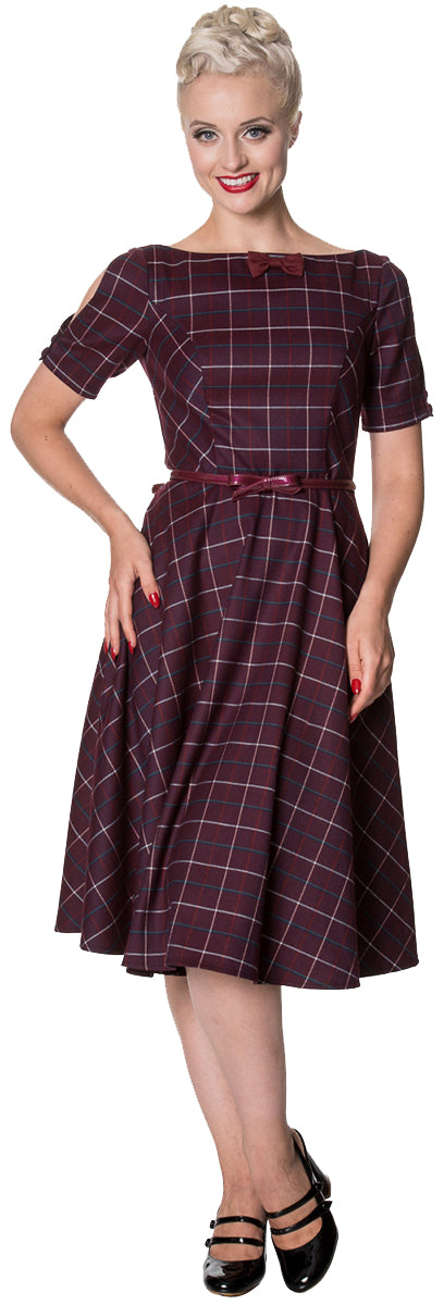 Dancing_Days_ELIZA_Vintage_KARO_Bow_SCHLEIFE_Swing_Dress_KLEID-2