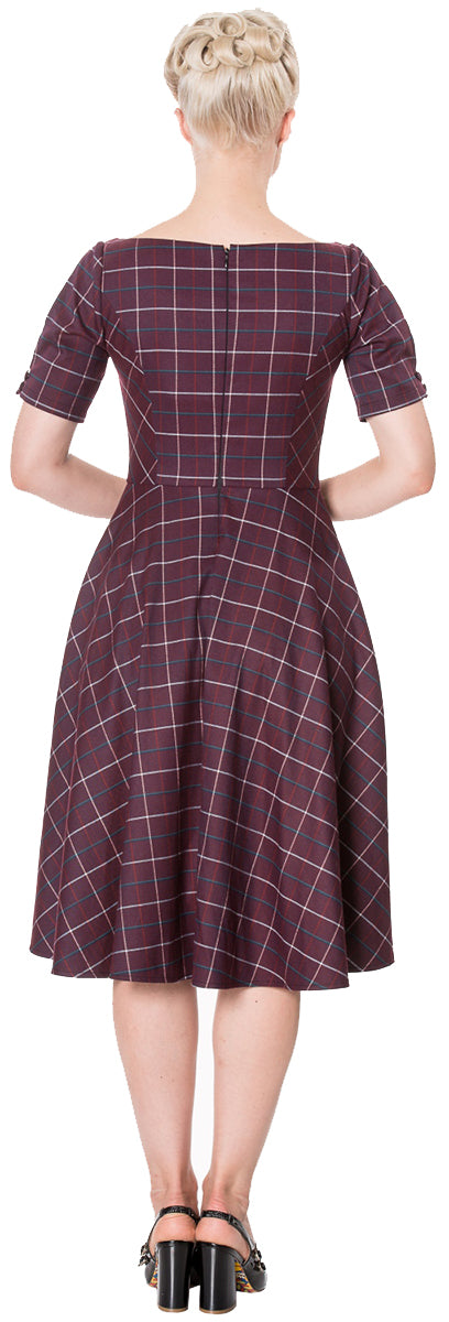 Dancing_Days_ELIZA_Vintage_KARO_Bow_SCHLEIFE_Swing_Dress_KLEID-4