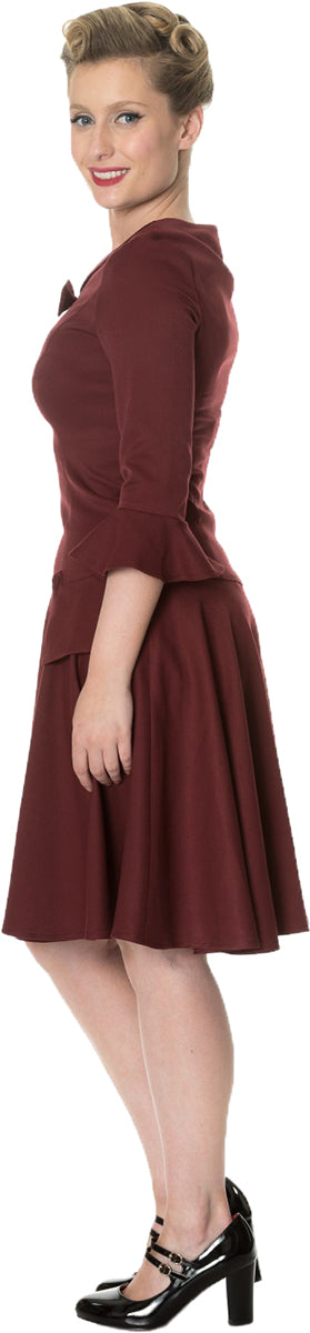 Dancing_Days_EVERLASTING_Uniform_Vintage_Dreiviertelarm_Dress_KLEID_Bordeaux-3B0UF8ztL6eY3Z