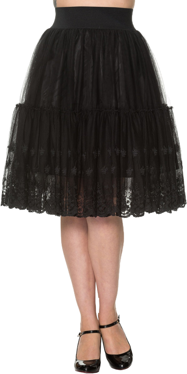 Dancing_Days_FIRST_SIGHT_Vintage_TULLE_Floral_LACE_Swing_Skirt_Rock-1