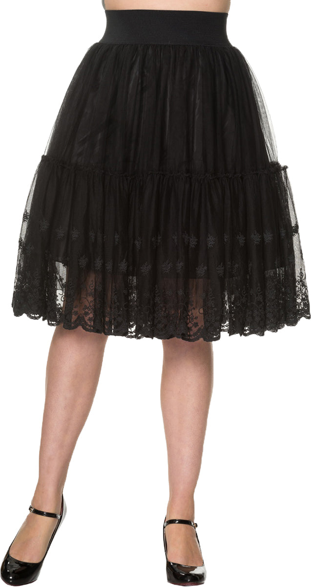 Dancing_Days_FIRST_SIGHT_Vintage_TULLE_Floral_LACE_Swing_Skirt_Rock-2