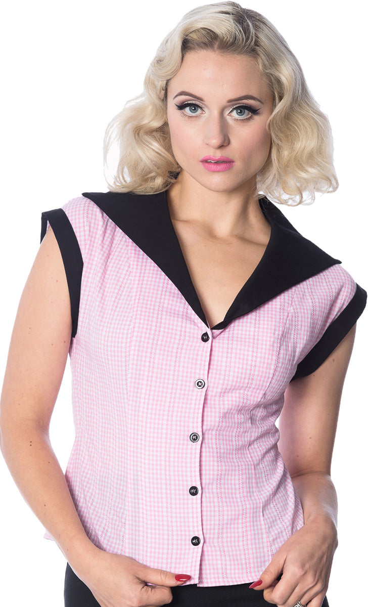 Dancing_Days_GREASE_Gingham_Vintage_PEPITA_BLUSE_Oberteil_Blouse-33RLSSUrrv2ICl