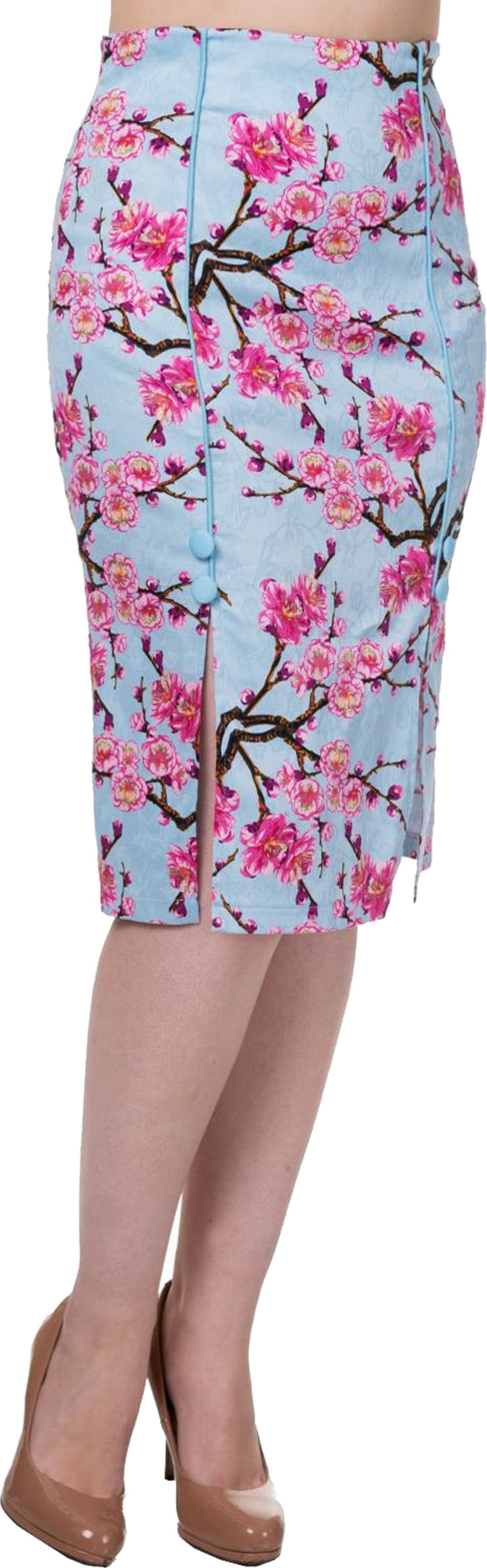 Dancing_Days_LAST_DANCE_Vintage_Spring_Flowers_PENCIL_SKIRT_RockUSQvqLS4BpGPq