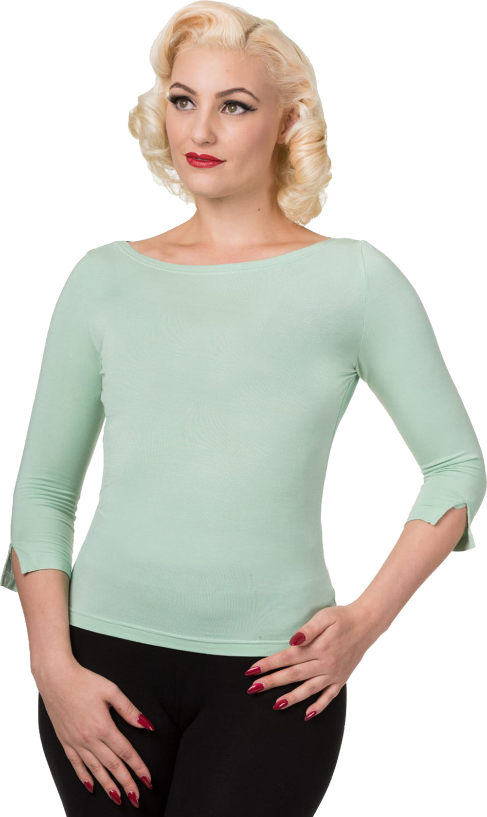 Dancing_Days_MODERN_LOVE_Vintage_3_4_Basic_SHIRT_TOP_gruen
