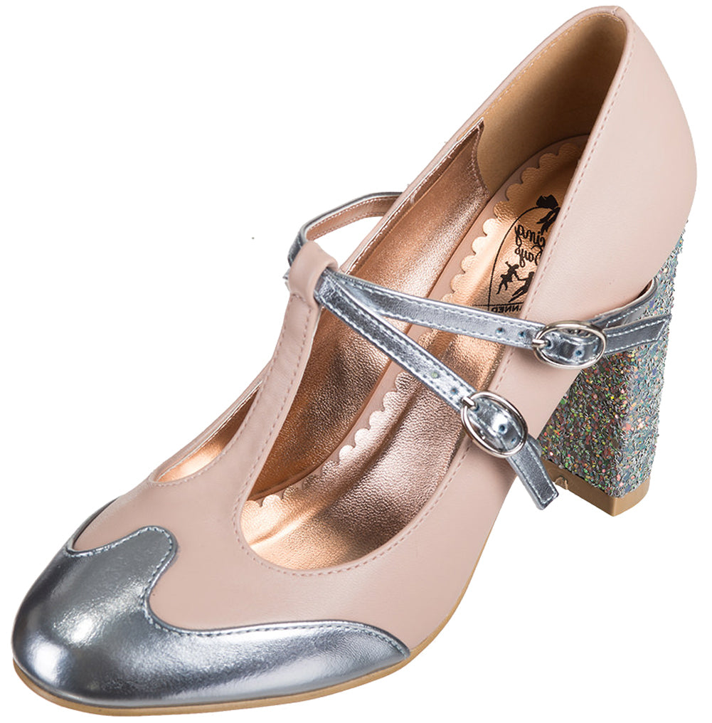 Dancing_Days_MODERN_LOVE_Vintage_Glam_GLITTER_T-Strap_PUMPS_Schuhe_-_Rosa