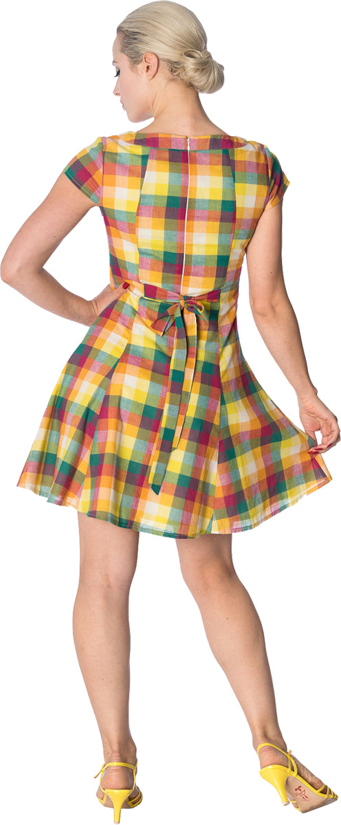 Dancing_Days_RAINBOW_CHECK_Karo_BOW_Kurzarm_MINI_Swing_Dress_KLEID-332EbsWTrW4Hc9