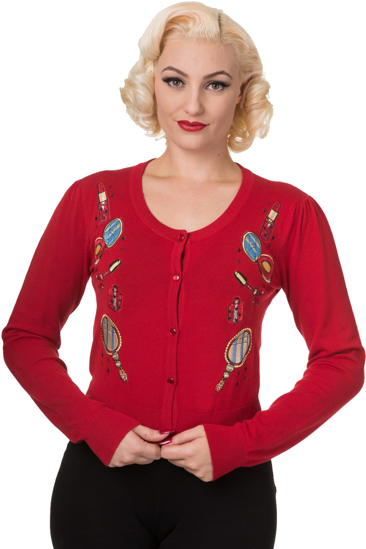 Dancing_Days_ROMANTICS_Cropped_Lipstick_Mirror_CARDIGAN_Strickjacke_rotTkmdxkk353xEv