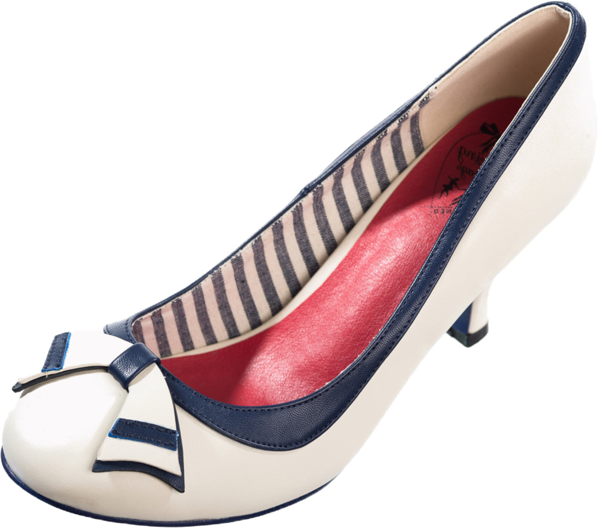 Dancing_Days_SPARKLE_FALLS_Vintage_Sailor_NAUTICAL_Bow_High_Heels_PUMPS-1