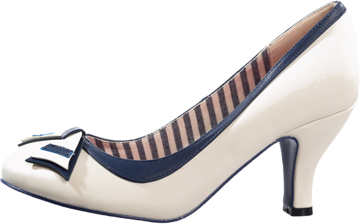 Dancing_Days_SPARKLE_FALLS_Vintage_Sailor_NAUTICAL_Bow_High_Heels_PUMPS-2