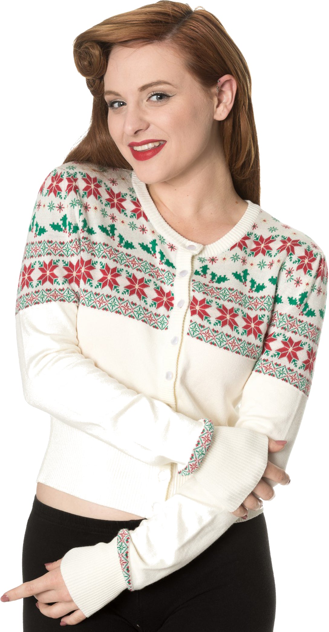 Dancing_Days_SWEET_MEMORIES_Snowflake_Winter_CARDIGAN_Strickjacke