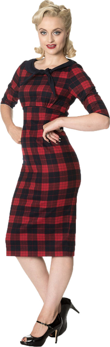 Dancing_Days_TAKE_ME_TO_PARIS_Tartan_Karo_Bow_PENCIL_DRESS_Kleid_Rot-2pA4DAcaEwyXnj