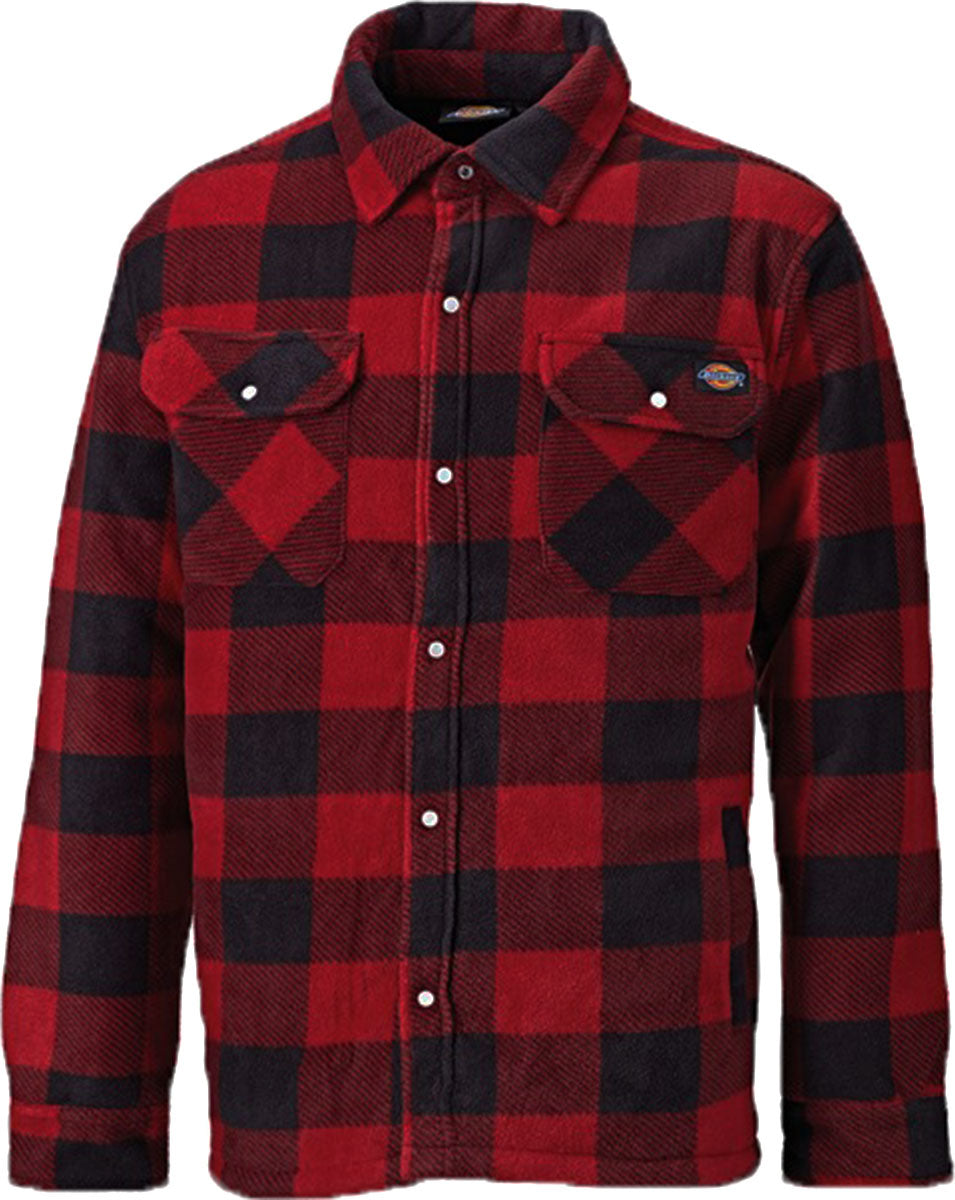 Dickies_PORTLAND_Retro_FLANNEL_Check_Karo_HERREN_Hemd_JACKE_Rot-1