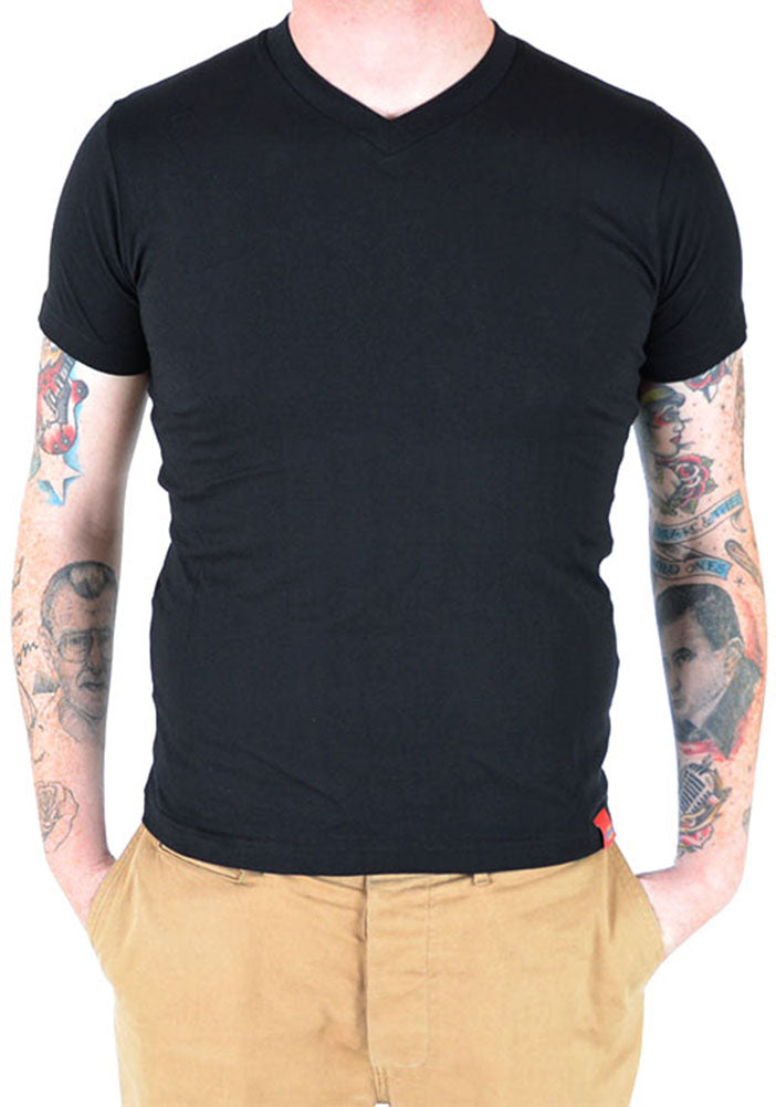Dickies_V-NECK_Classic_Plain_Kurzarm_T-SHIRT