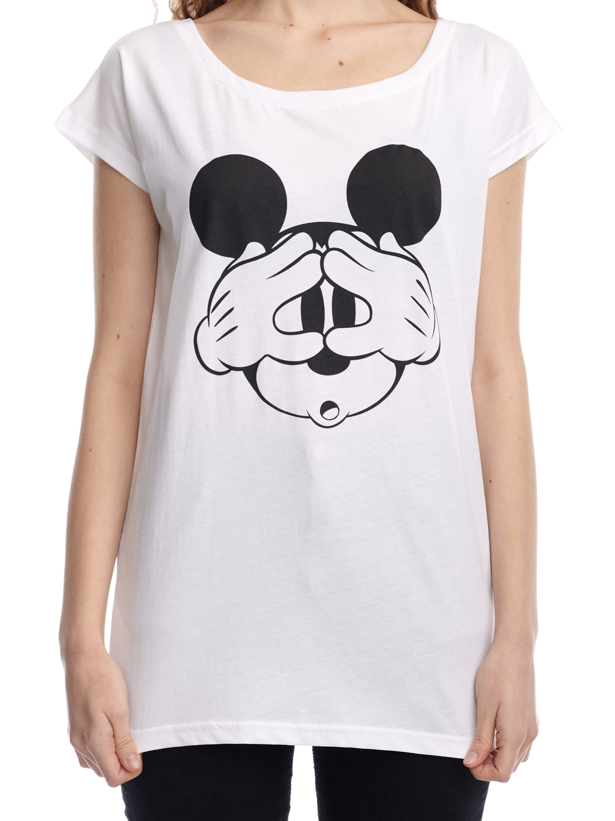 Disney_HEY_MICKEY_Mickey_Mouse_LOOSE_FIT_Rundhals_MOTIV_T-Shirt_Weiss_killer_kirsche_3