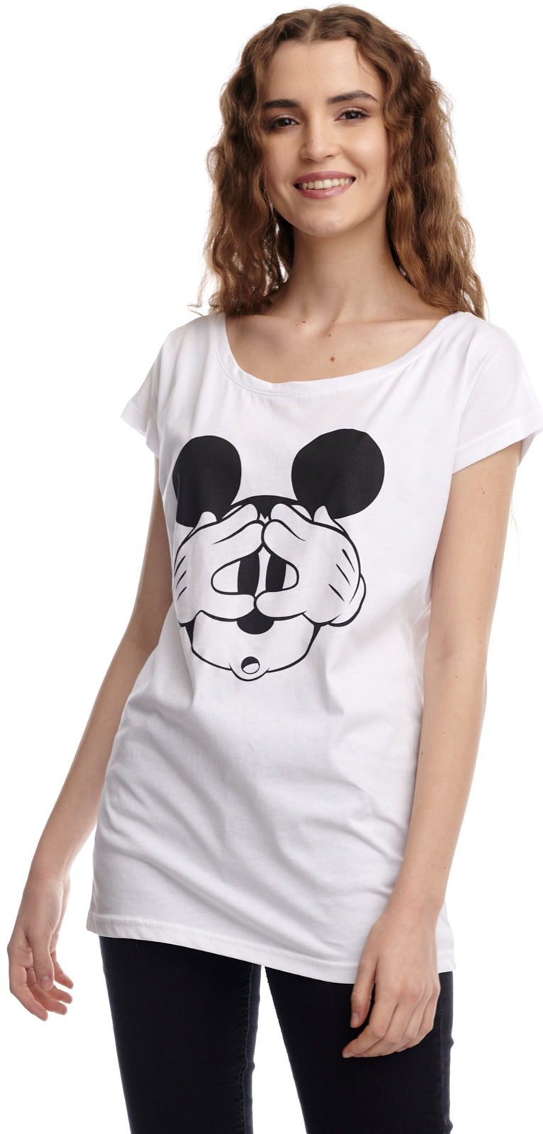 Disney_HEY_MICKEY_Mickey_Mouse_LOOSE_FIT_Rundhals_MOTIV_T-Shirt_Weiss_killer_kirsche_5