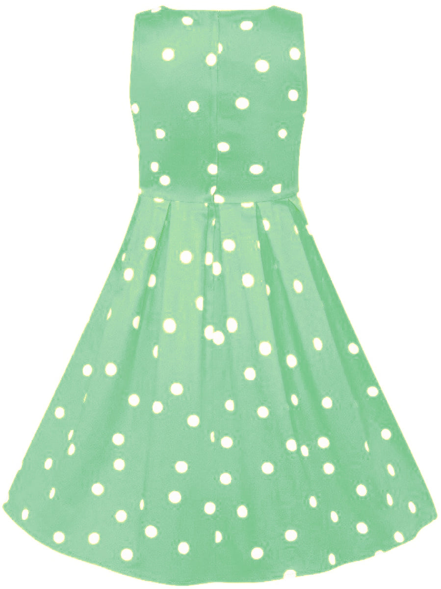 Dolly_and_Dotty_ANNIE_Polka_Dot_PUNKTE_50s_KIDS_Swing_Dress_KLEID_Gruen-2