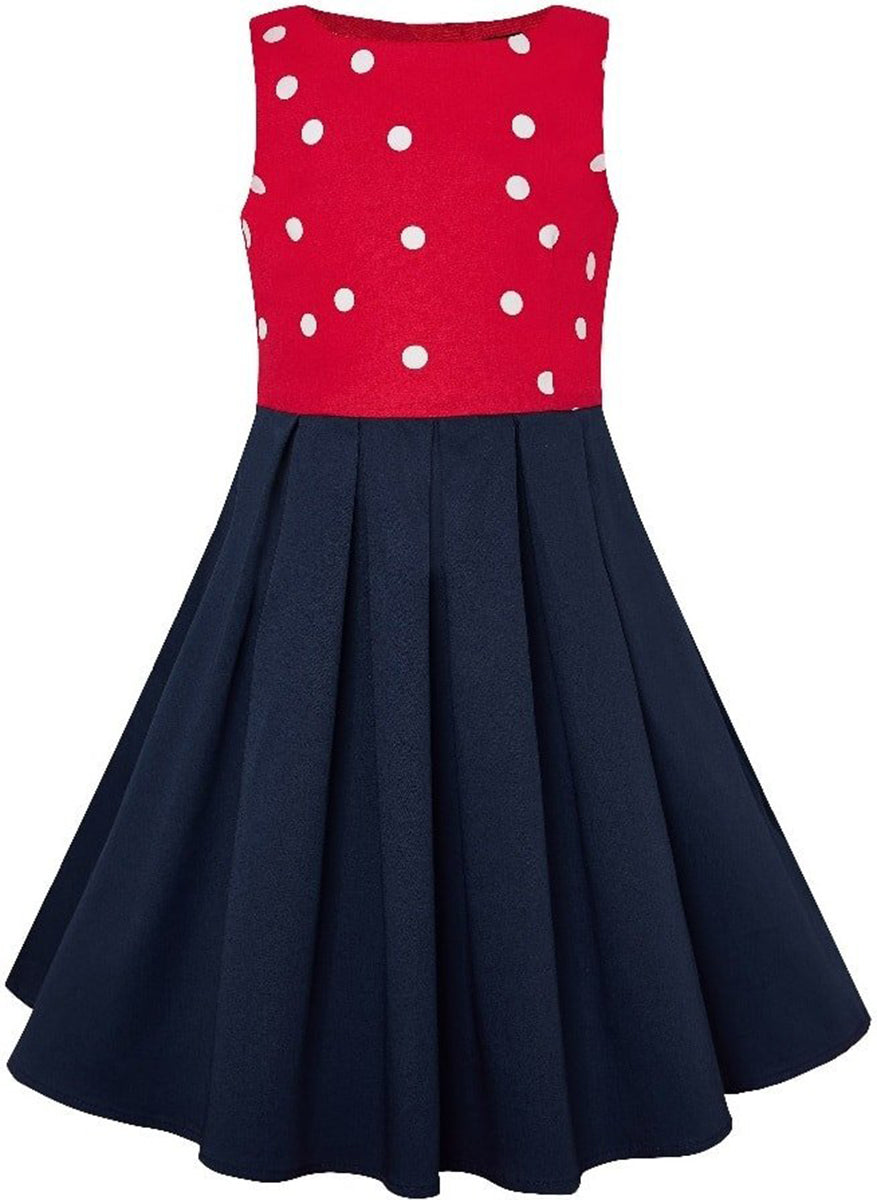 Dolly_and_Dotty_ANNIE_Polka_Dot_PUNKTE_KIDS_Swing_Dress_KLEID_Navy-Rot-1