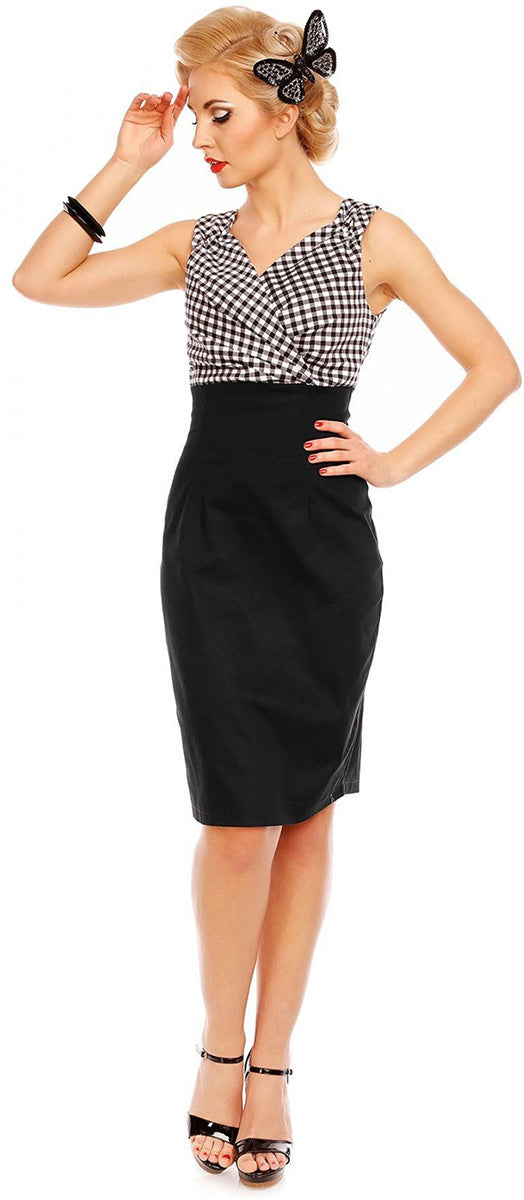 Dolly_and_Dotty_CHERYL_Vintage_GINGHAM_Traeger_PENCIL_Dress_Kleid-1