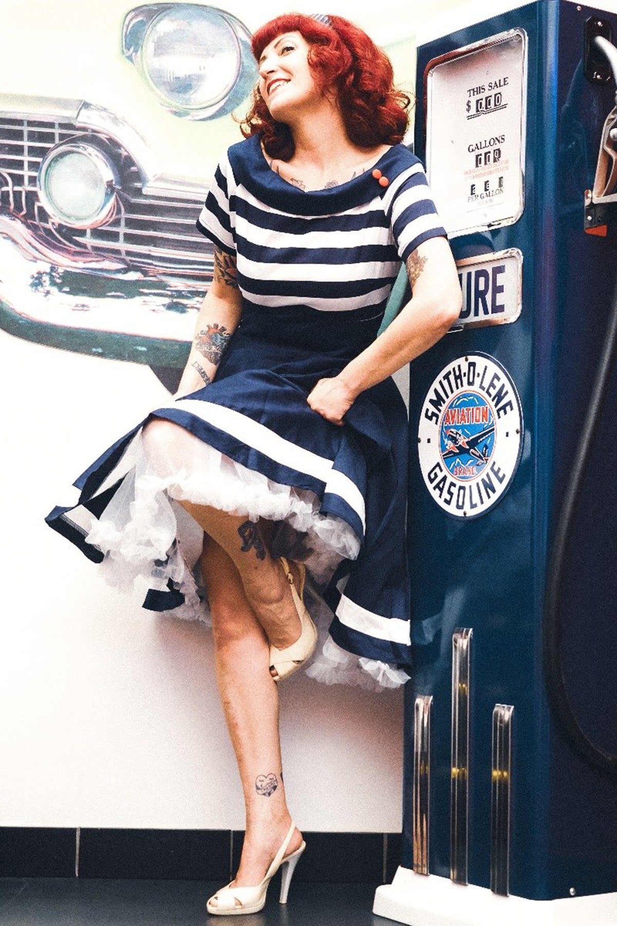 Dolly_and_Dotty_DARLENE_Nautical_STRIPES_Streifen_Kurzarm_KLEID_Swing_Dress_Navy_killer_kirsche_4