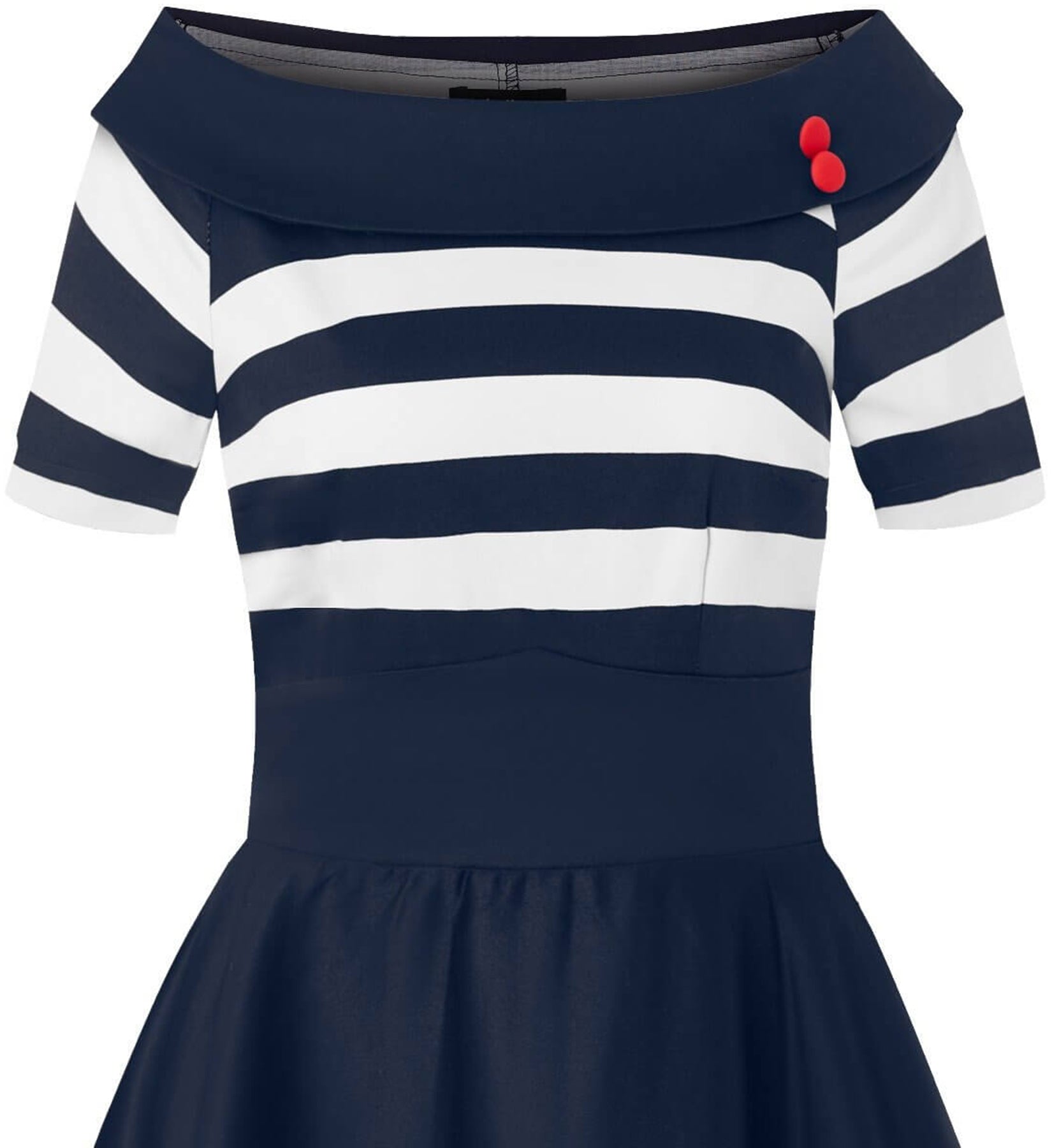 Dolly_and_Dotty_DARLENE_Nautical_STRIPES_Streifen_Kurzarm_KLEID_Swing_Dress_Navy_killer_kirsche_6
