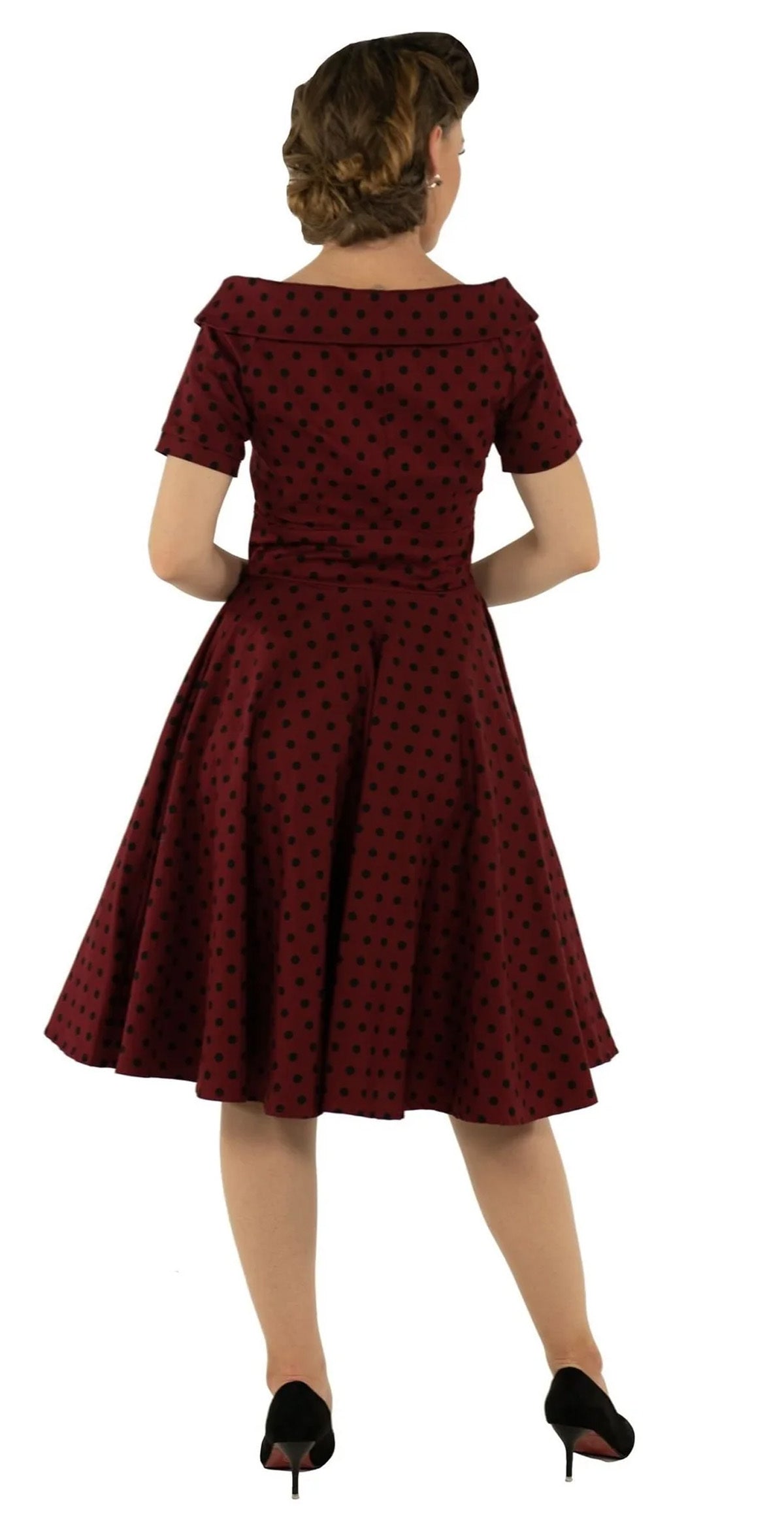 Dolly_and_Dotty_DARLENE_Vintage_POLKA_DOT_Carmen_Swing_KLEID_Dress_-_Burgunder-2