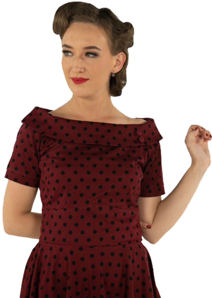 Dolly_and_Dotty_DARLENE_Vintage_POLKA_DOT_Carmen_Swing_KLEID_Dress_-_Burgunder_04