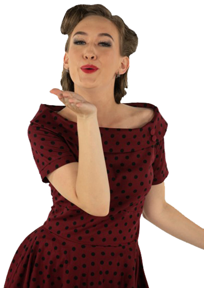Dolly_and_Dotty_DARLENE_Vintage_POLKA_DOT_Carmen_Swing_KLEID_Dress_-_Burgunder_06