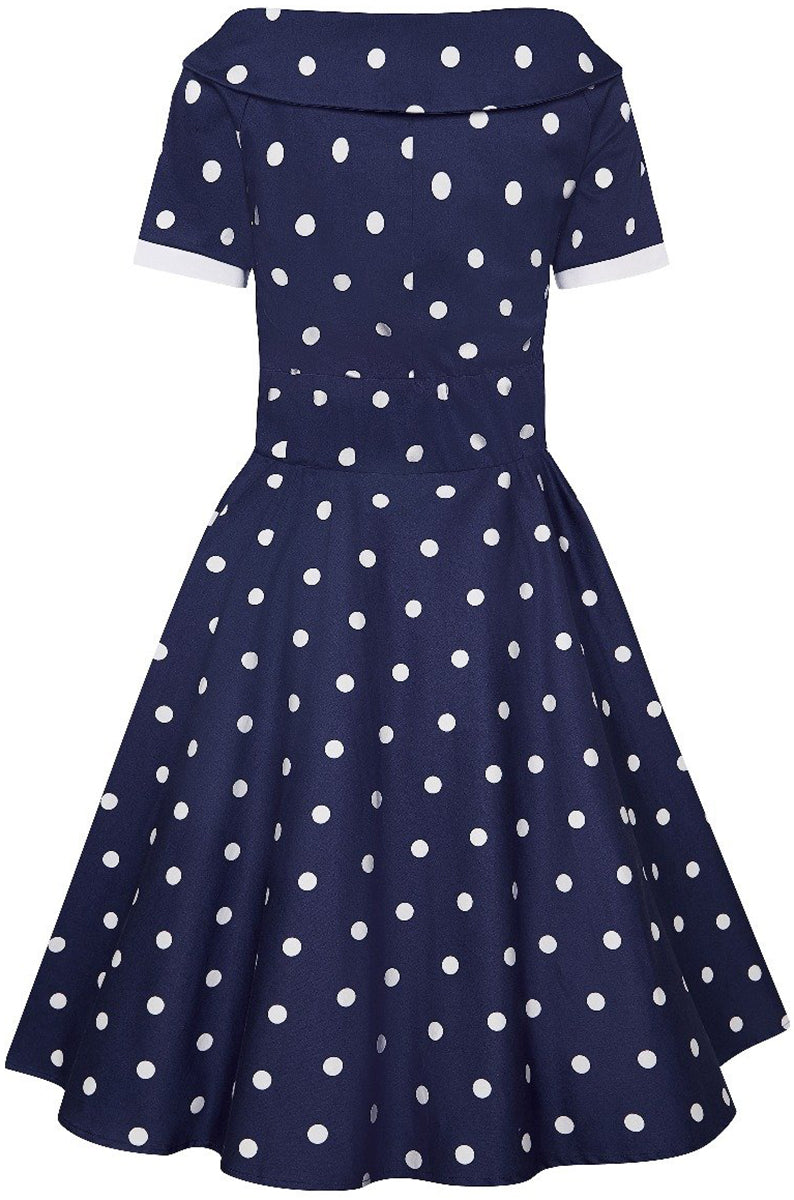 Dolly_and_Dotty_DARLENE_Vintage_POLKA_DOT_Carmen_Swing_KLEID_Navy-Weiss-3