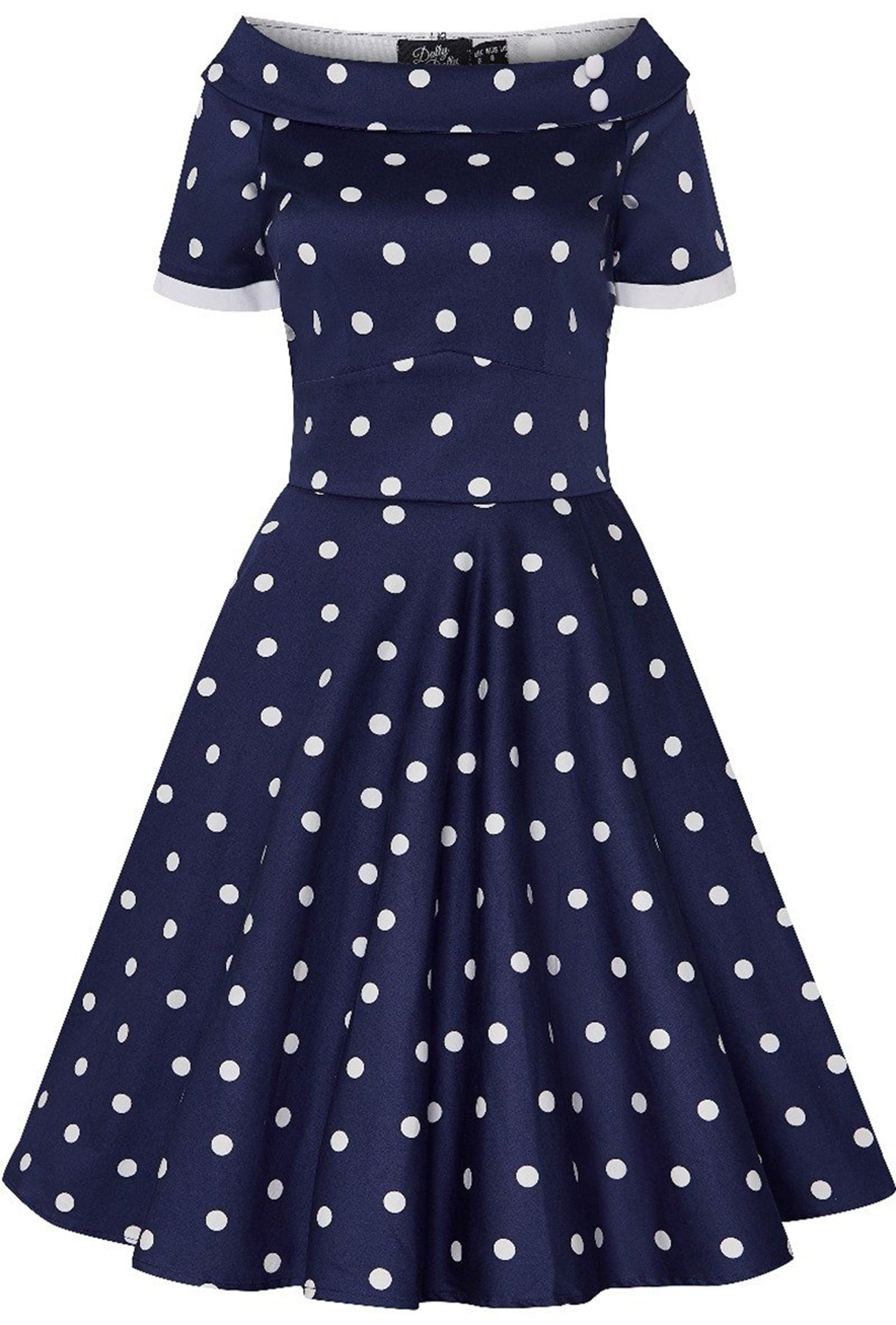 Dolly_and_Dotty_DARLENE_Vintage_POLKA_DOT_Carmen_Swing_KLEID_Navy-Weiss_killer_kirsche
