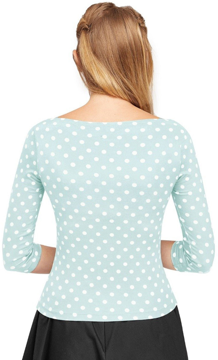 Dolly_and_Dotty_DONNA_Vintage_POLKA_DOT_Punkte_Bateau_SHIRT_Oberteil_Blau-2AWbceCHAt3yIe