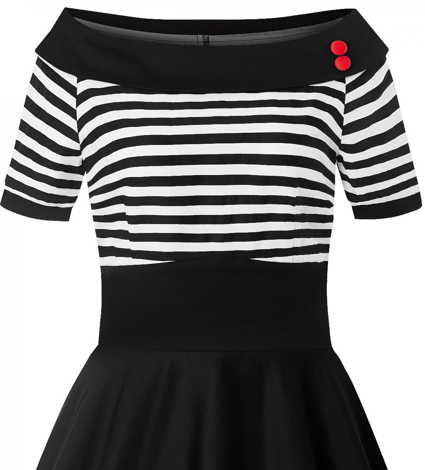 Dolly_and_Dotty_Darlene_Black_White_Stripes_Swing_Dress_KLEID_streifen_schwarz_killer_kirsche_5