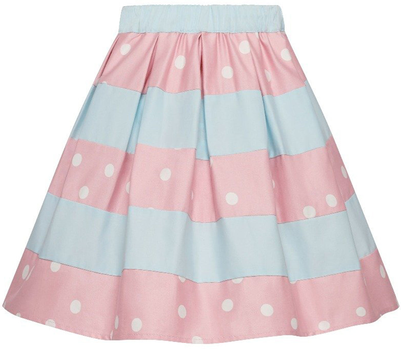 Dolly_and_Dotty_KATHLEEN_Polka_Dot_STRIPED_Pleated_KIDS_Swing_Skirt_ROCK-2