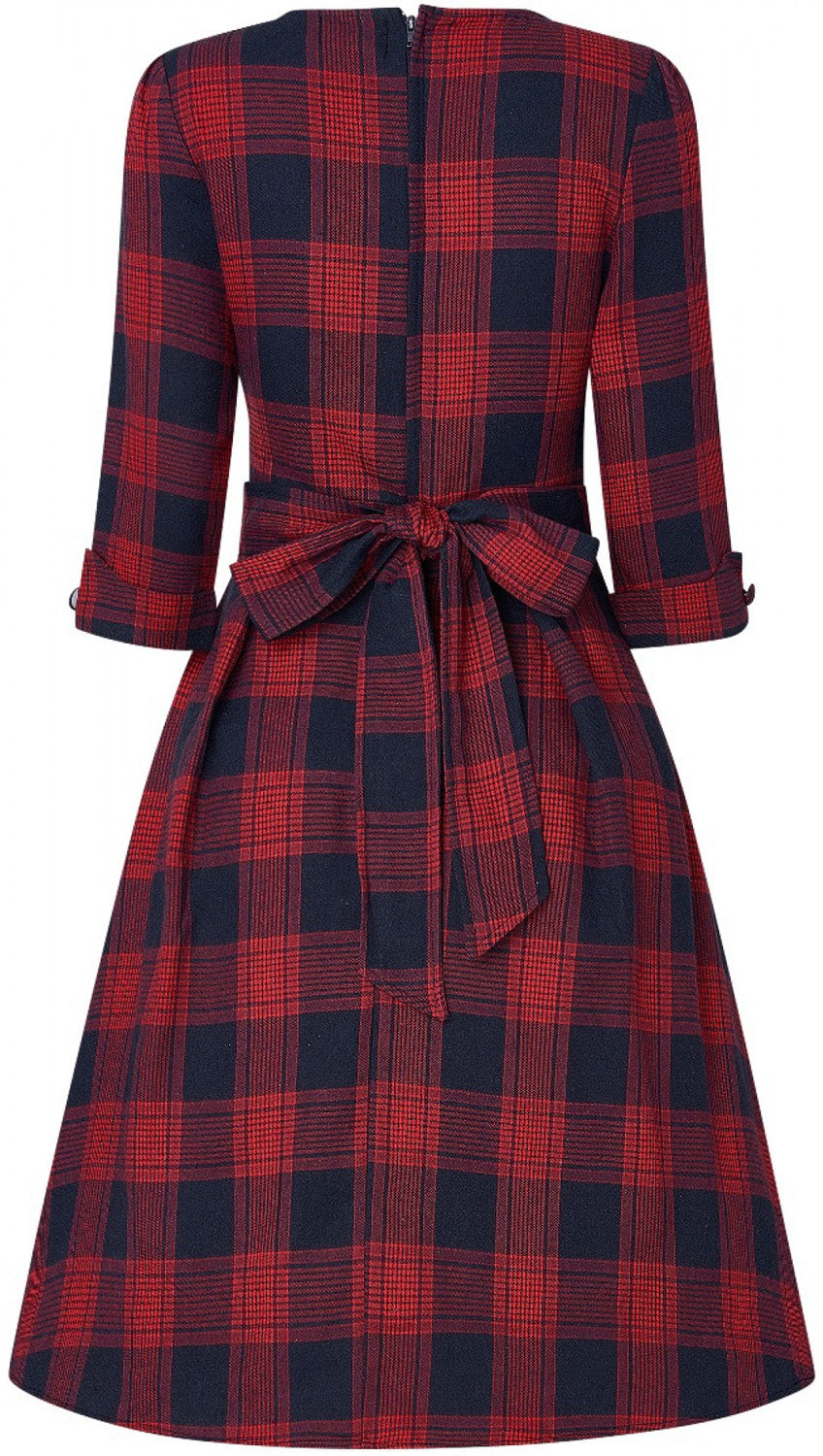 Dolly_and_Dotty_Katherine_Red_Tartan_Swing_Dress_KLEID_Tarten_karo_rot_killer_kirsche_2