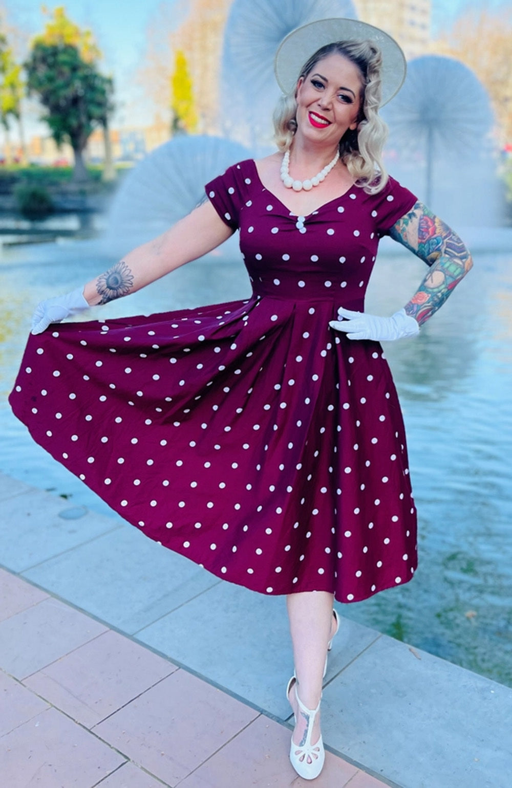 Dolly_and_Dotty_LILY_Vintage_POLKA_DOT_Pleated_SWING_DRESS_Kleid_Rot-2y2Fz00dqzx9mW