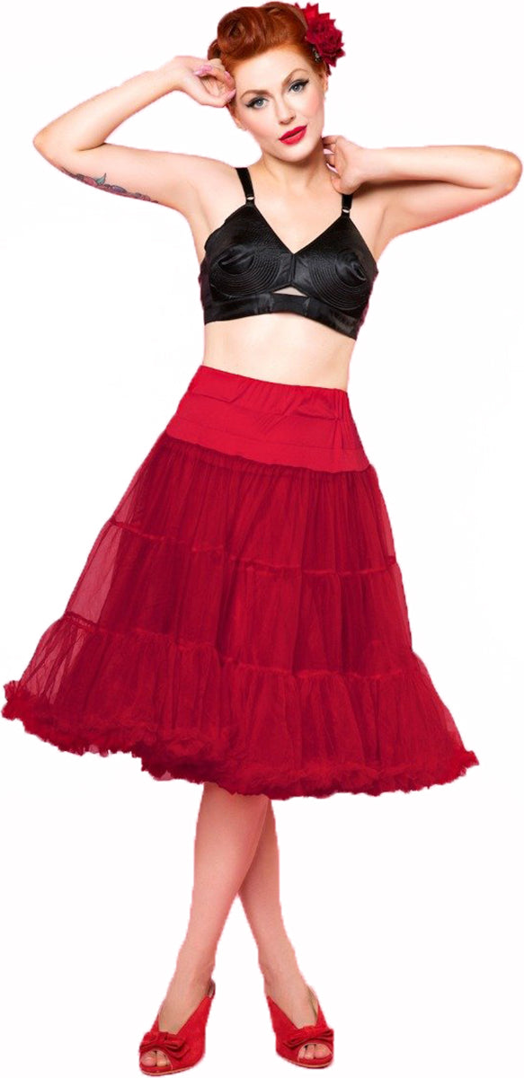 Dolly_and_Dotty_LONG_Fluffy_SOFT_Unterrock_2-lagiger_PETTICOAT_Bordeaux-1