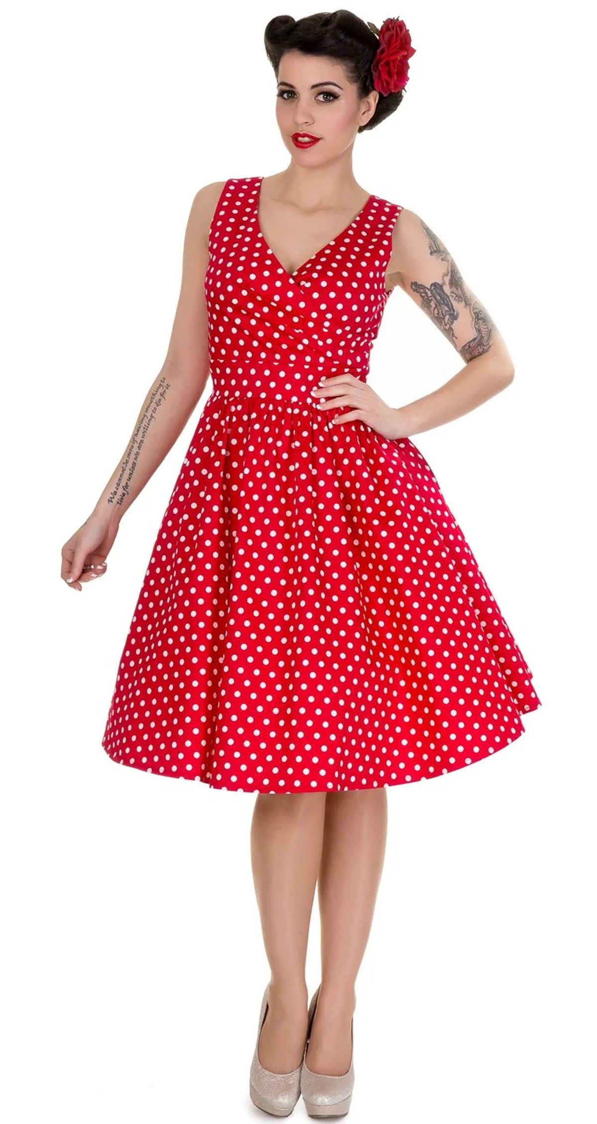 Dolly_and_Dotty_MAY_CROSSOVER_50s_Polka_Dot_PUNKTE_Traeger_SWING_Dress_KLEID__Rot-2