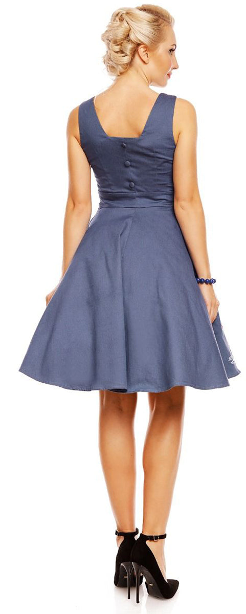 Dolly_and_Dotty_NATALYE_Vintage_FLAMINGO_Denim_SWING_Dress_Kleid-4