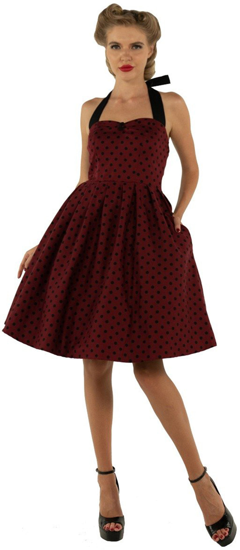 Dolly_and_Dotty_SOPHIA_Retro_POLKA_DOT_Neckholder_Swing_KLEID_Bordeaux_killer_kirschevvUqciftB3F5T