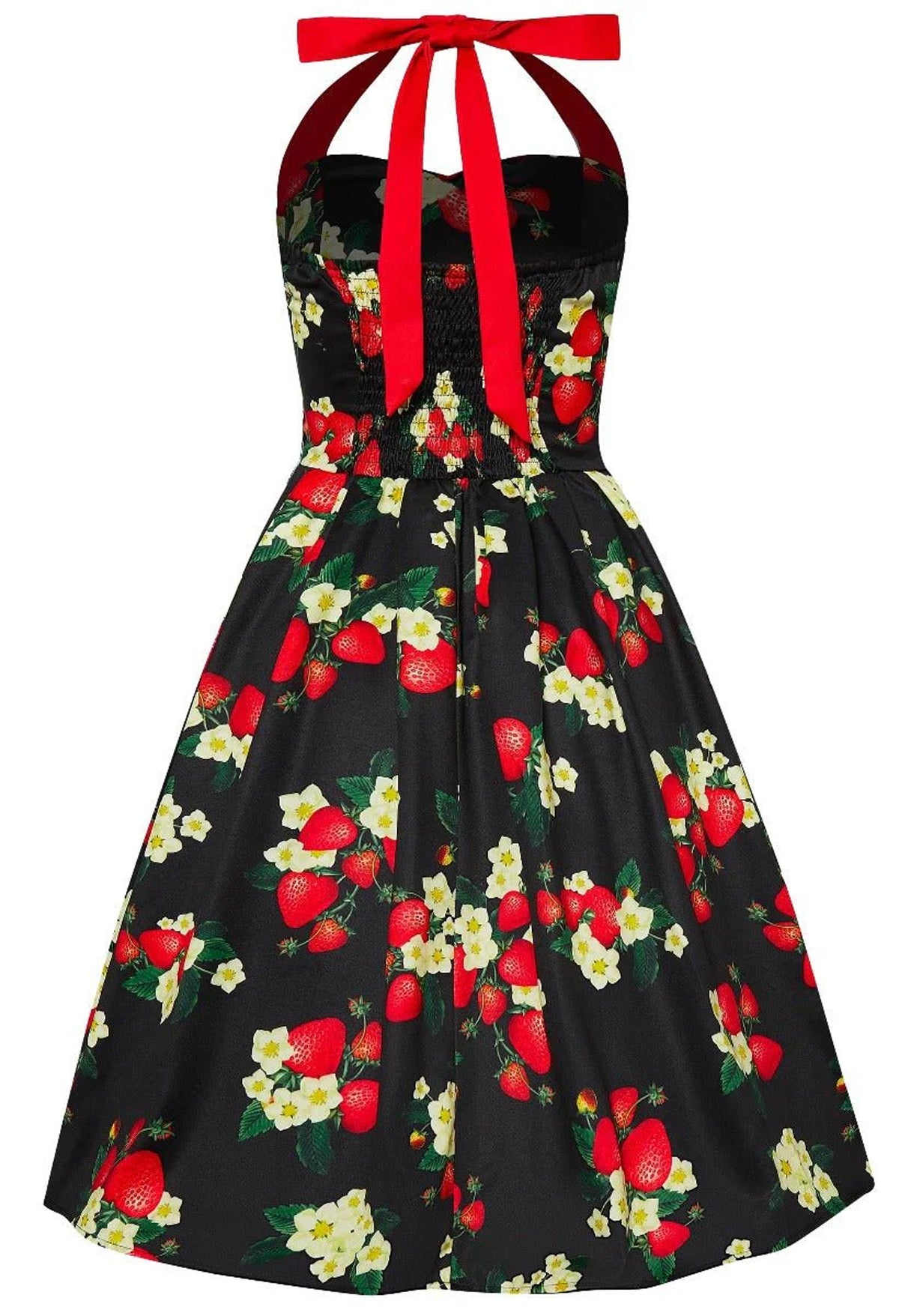 Dolly_and_Dotty_SOPHIA_STRAWBERRY_Vintage_Halterneck_Erdbeeren_Floral_SWING_KLEID_-_Schwarz-4